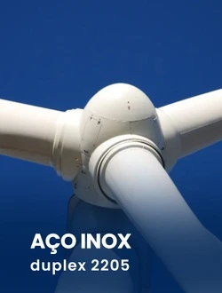 Aplicação de Aço Inox Duplex 2205 em turbina eólica